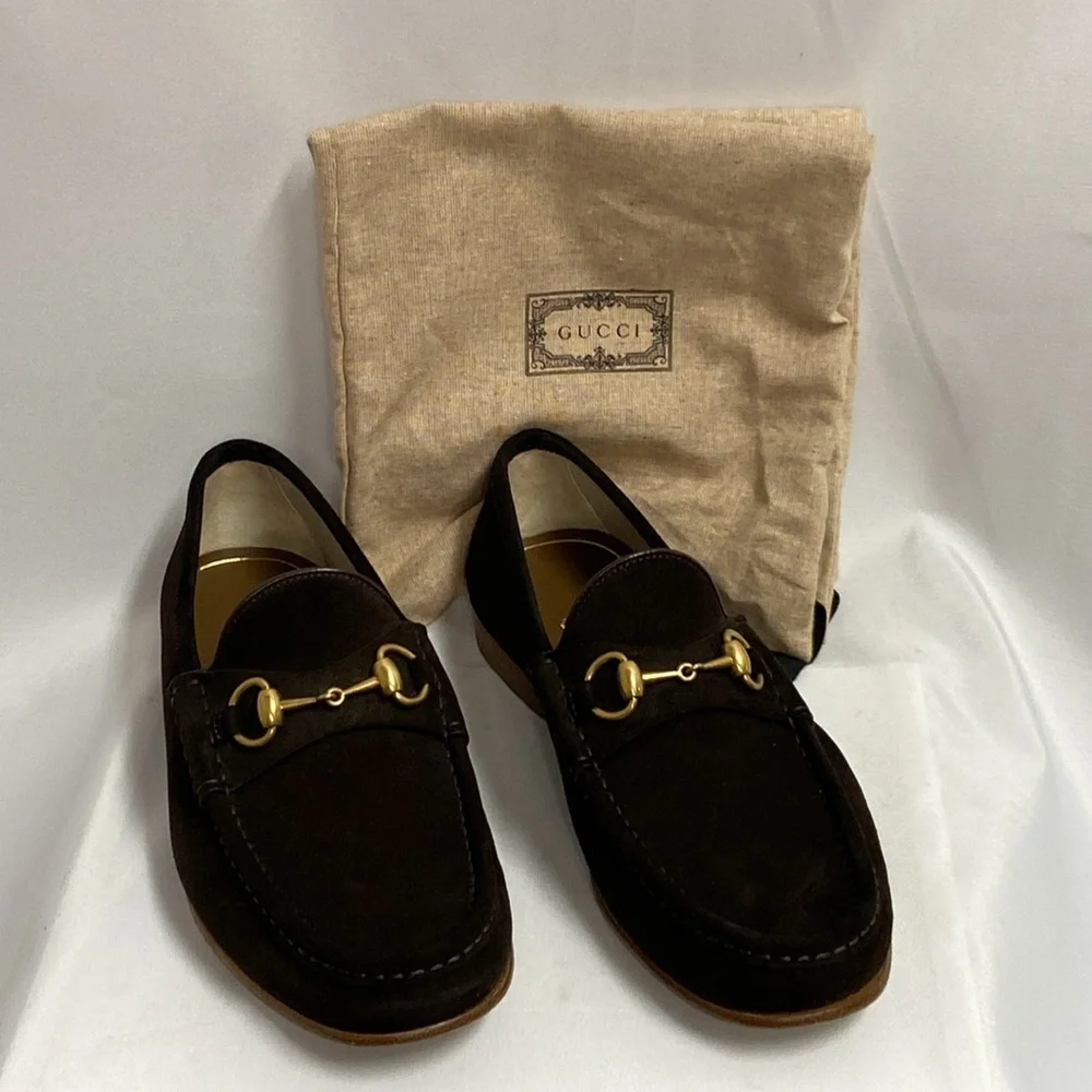 Gucci Men’s Horsebit 1953 Loafer Dark Brown Size 8 UK 9 US